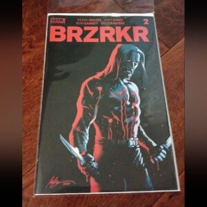 BRZRKR #2 Rafael Albuquerque Black Cover B Comic Book
